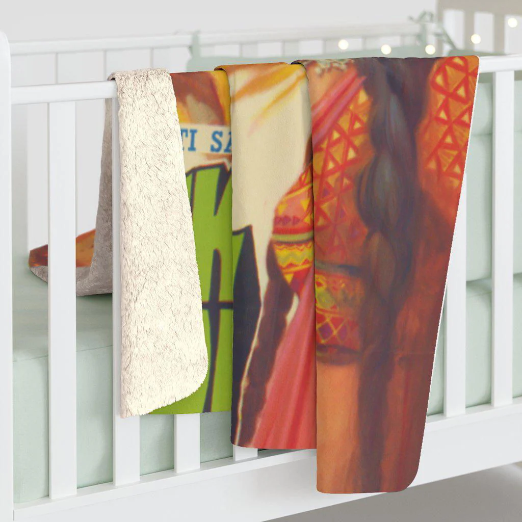 Aakhri Daku - Sherpa Fleece Blanket - Image 4