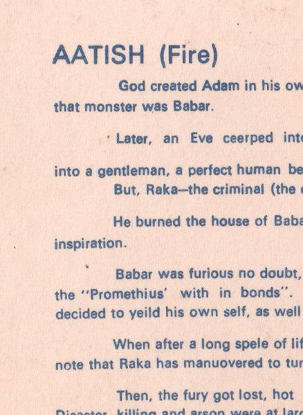 Aatish (1980) Original Poster & Booklet - Image 3