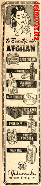 Afghan Snow (1947) Press Advert 1947 - Beauty Products