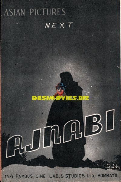Ajnabee (1952) Original Advert