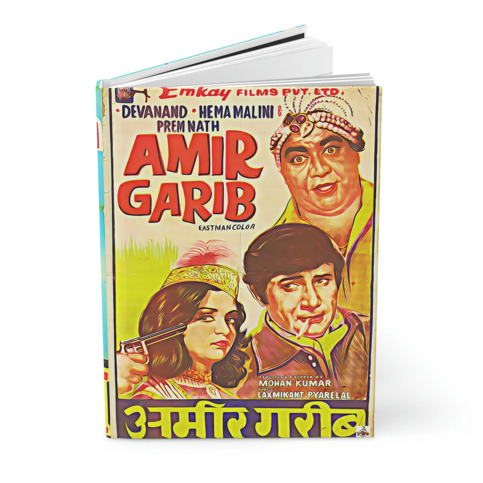 Amir Garib - Apradh - Bollywood Hardcover Journal Matte - Image 3