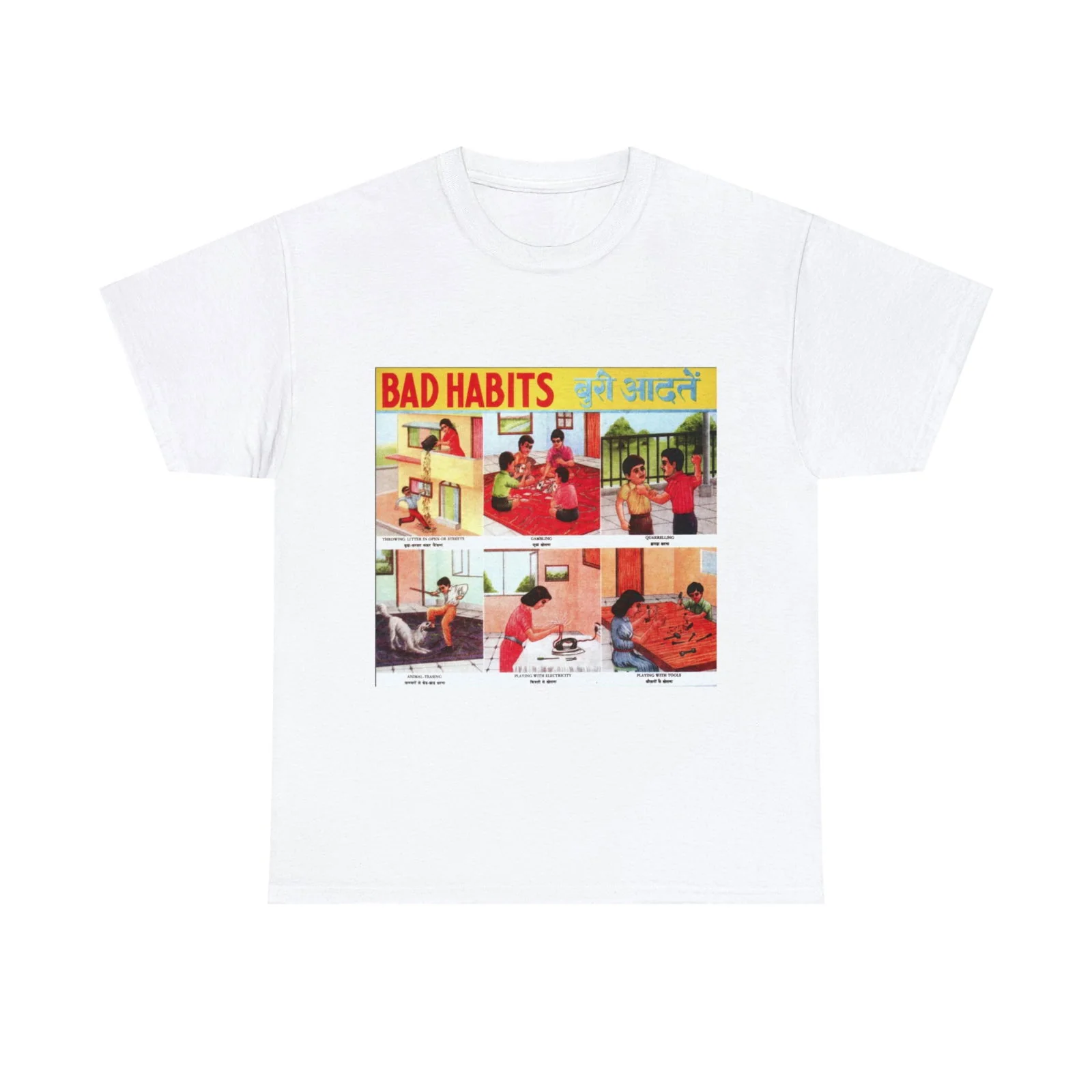 Bad Habits - Unisex Heavy Cotton Tee - Image 13