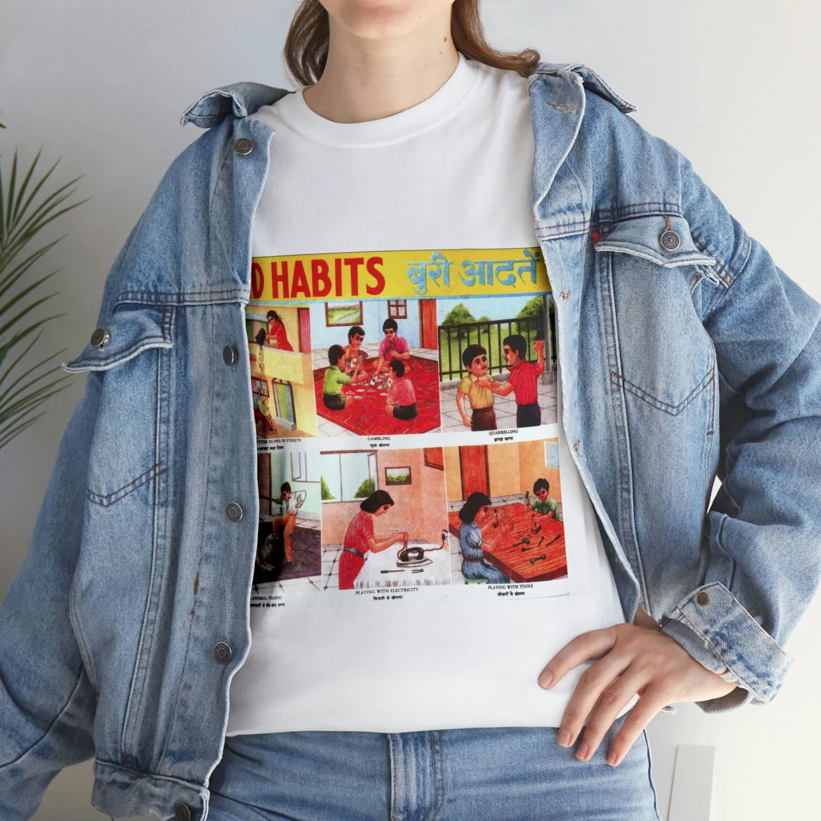 Bad Habits - Unisex Heavy Cotton Tee - Image 20