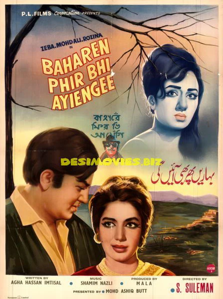Baharain Phir Bhi Ayengi (1969) Poster