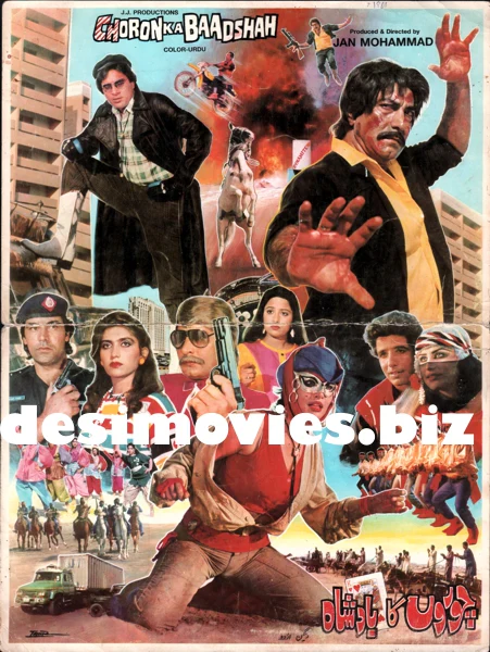 Choron Ka Badshah (1988) Original Poster & Booklet - Image 3