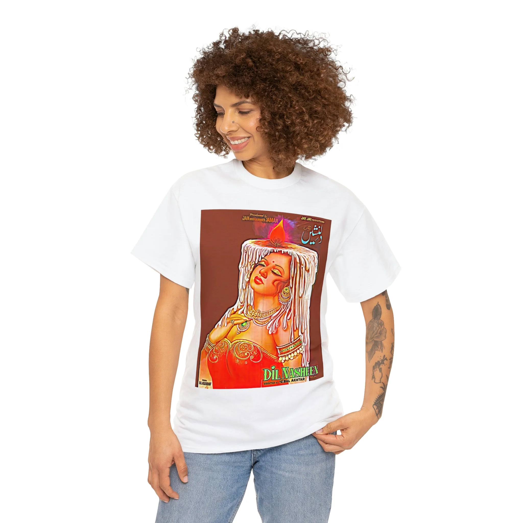 Dil Nasheen - Lollywood - Unisex Heavy Cotton Tee - Image 12