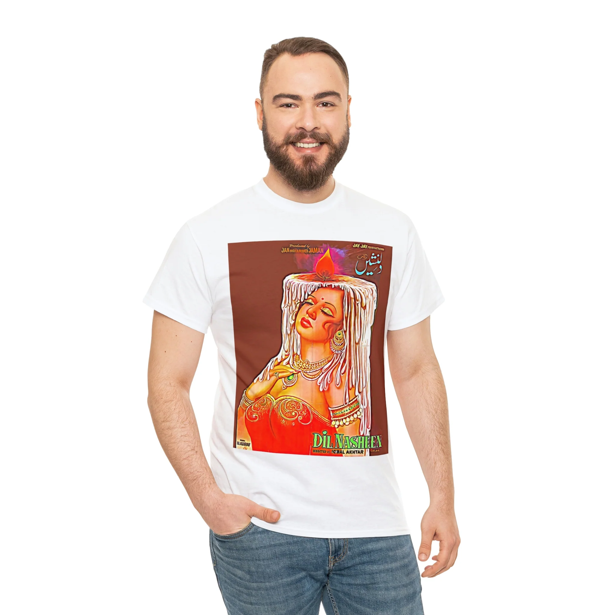 Dil Nasheen - Lollywood - Unisex Heavy Cotton Tee - Image 16