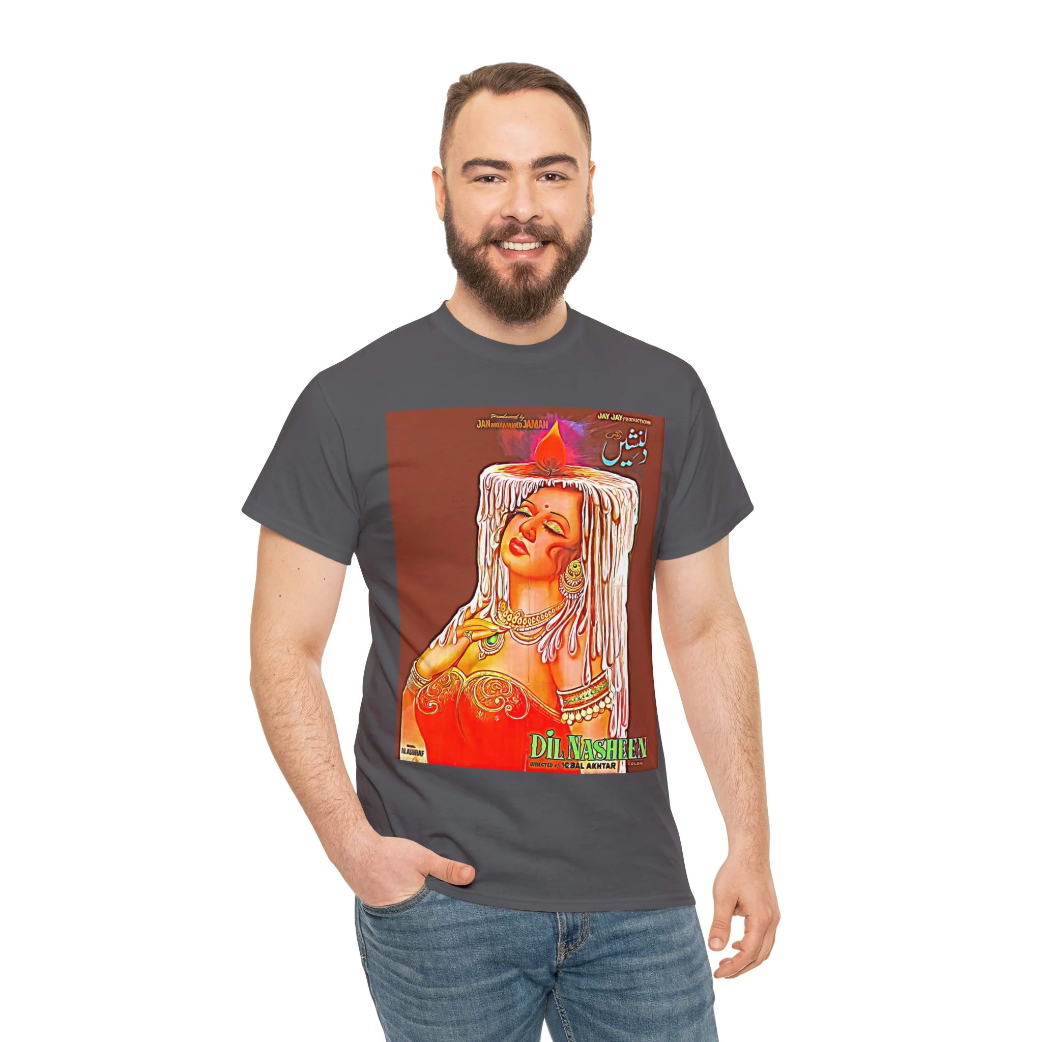 Dil Nasheen - Lollywood - Unisex Heavy Cotton Tee - Image 5