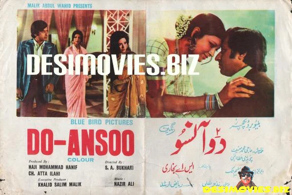 Do Ansoo (1976) Original Poster & Booklet - Image 2