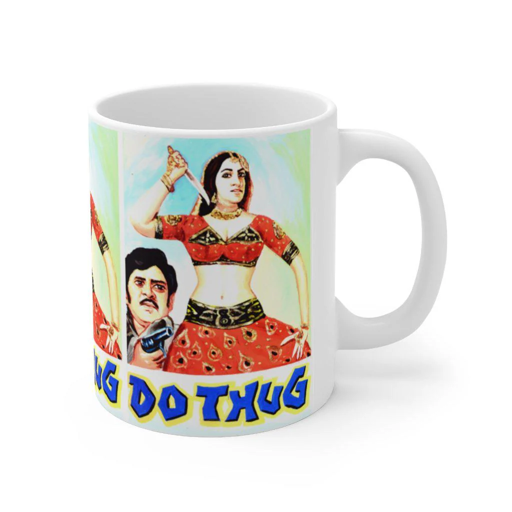 Do Thug - Painted Ceramic Mug 11oz - Image 3