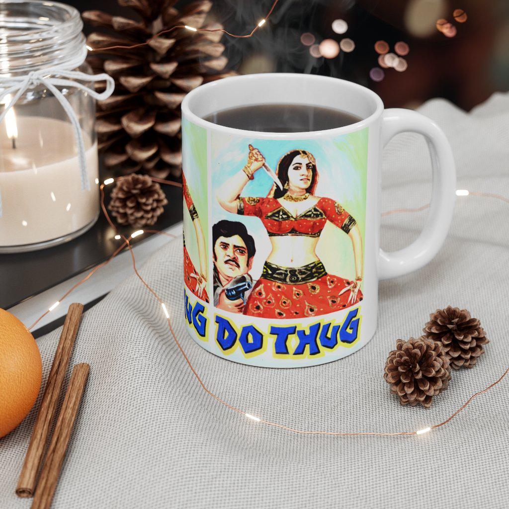 Do Thug - Painted Ceramic Mug 11oz - Image 4