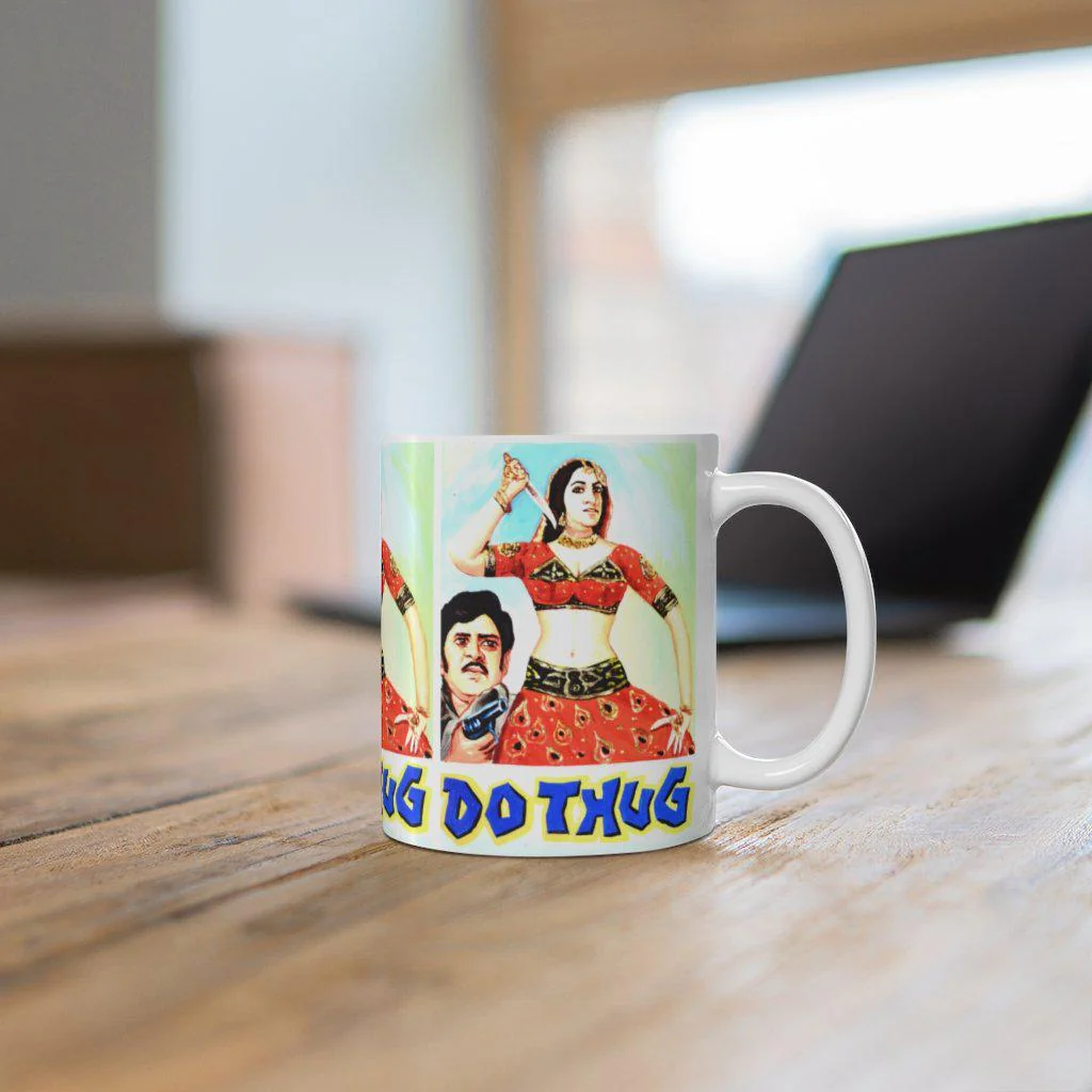 Do Thug - Painted Ceramic Mug 11oz - Image 6