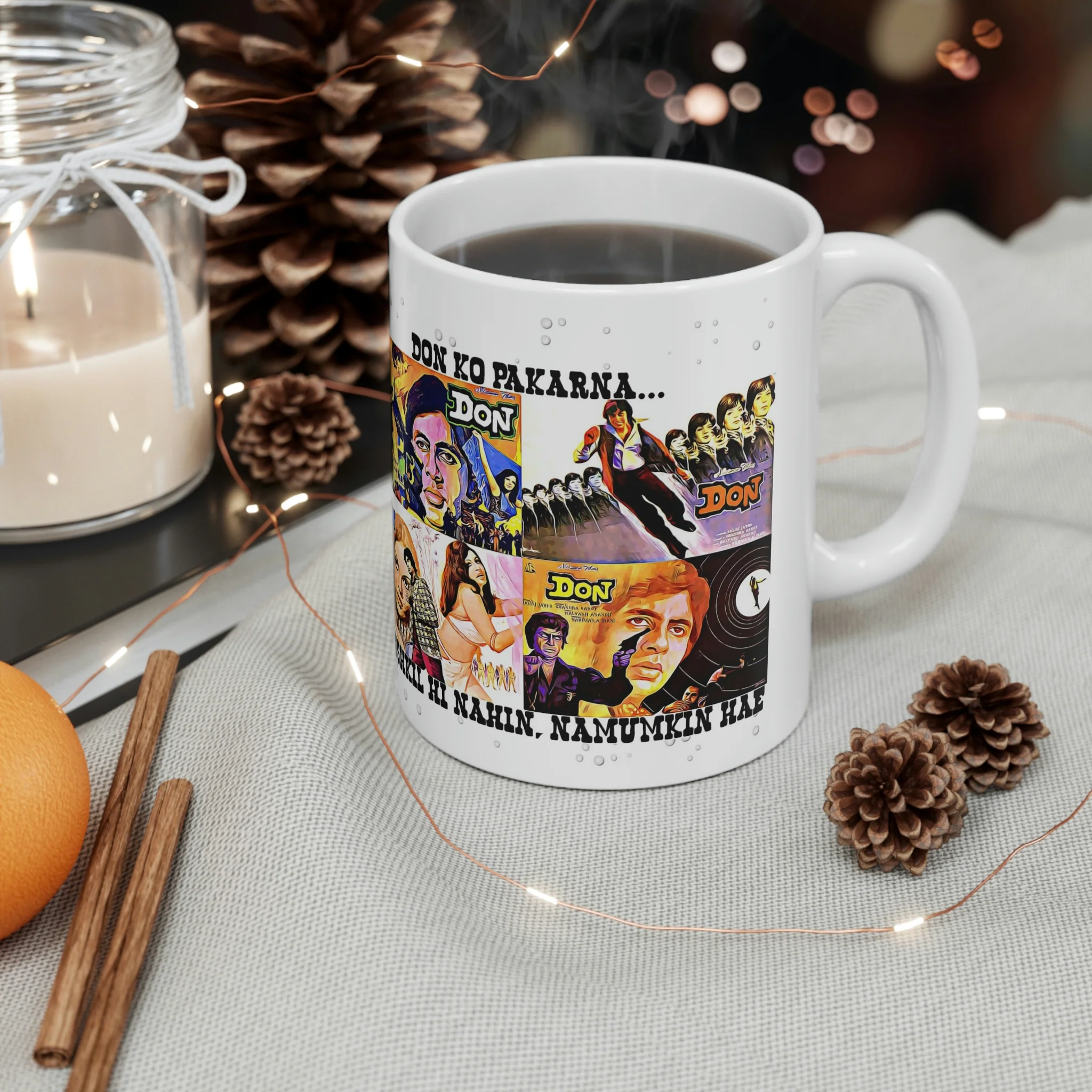 Don - Bollywood - Ceramic Mug 11oz - Image 4