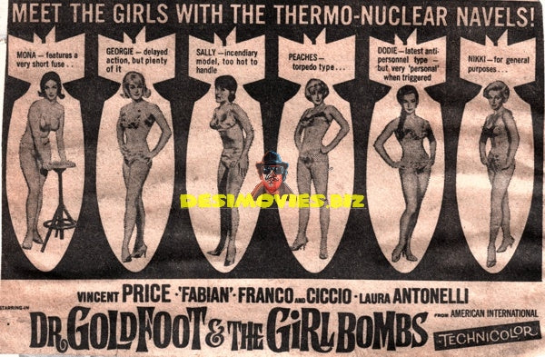 Dr. Goldfoot and the Girl Bombs (1966) Advert