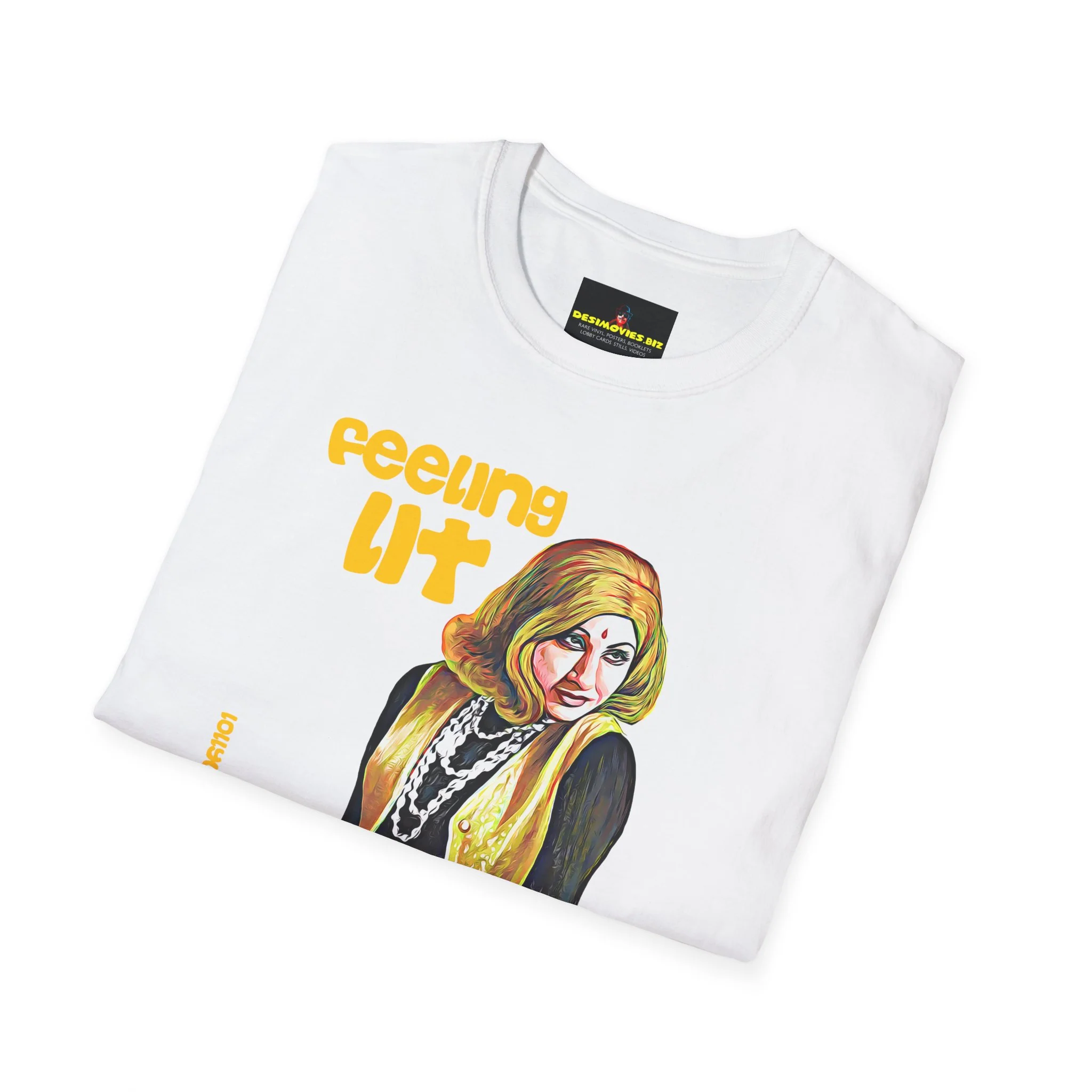 Feeling Lit - Chakori in Jasoos - Lollywood Poster Unisex Softstyle T-Shirt - Image 4