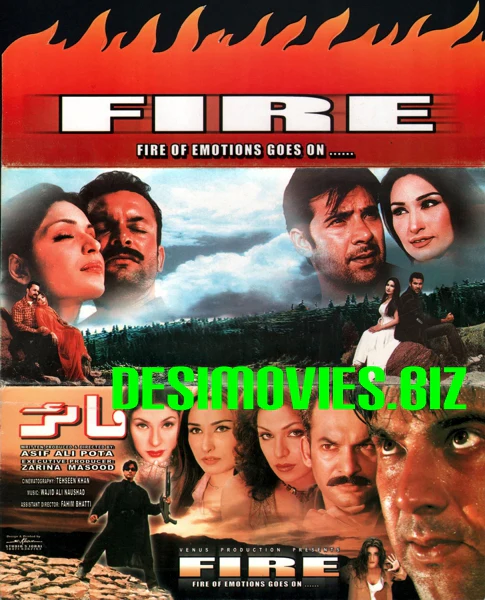 Fire (2002) Original Poster & Booklet - Image 2
