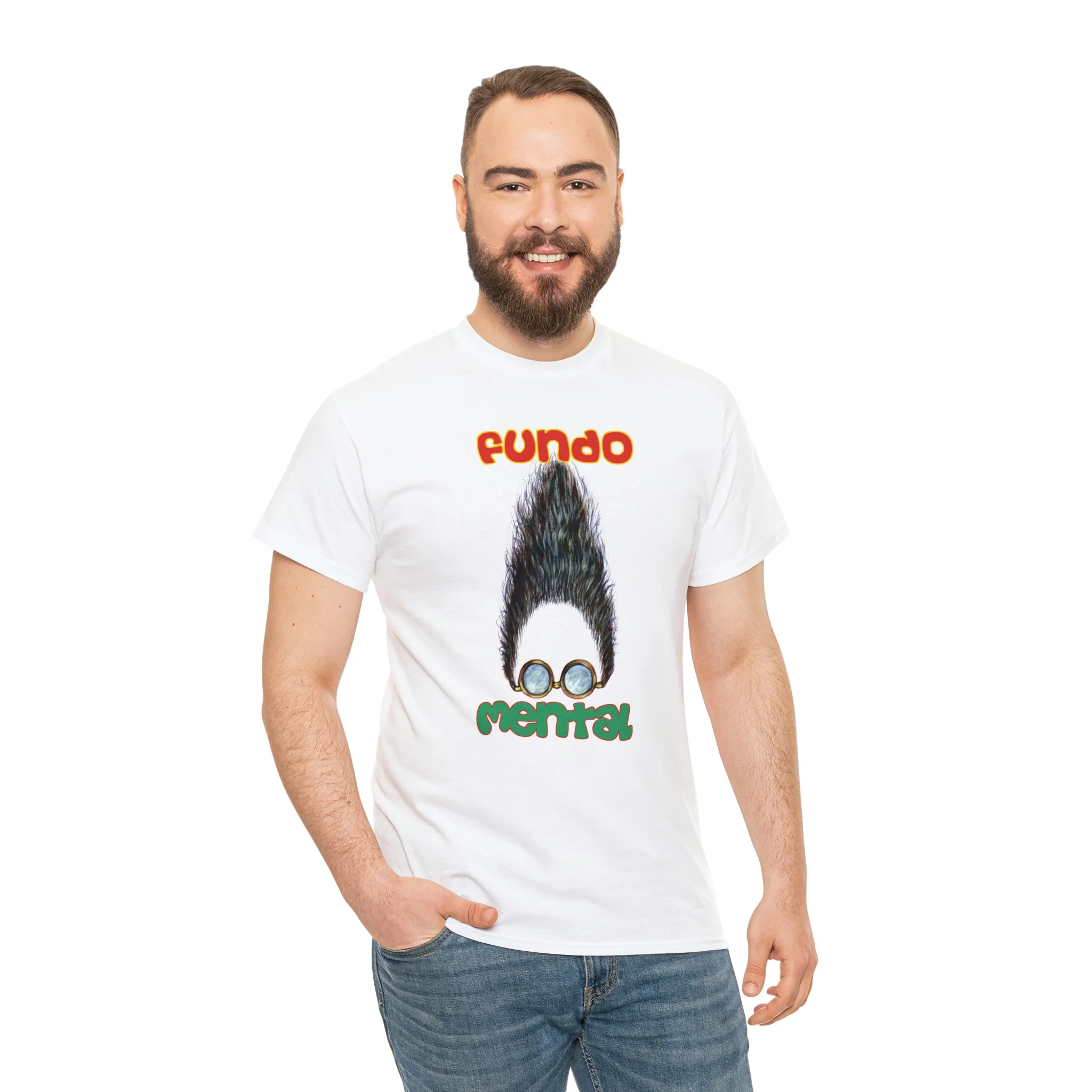 Fundo Mental - Unisex Heavy Cotton Tee - Image 5