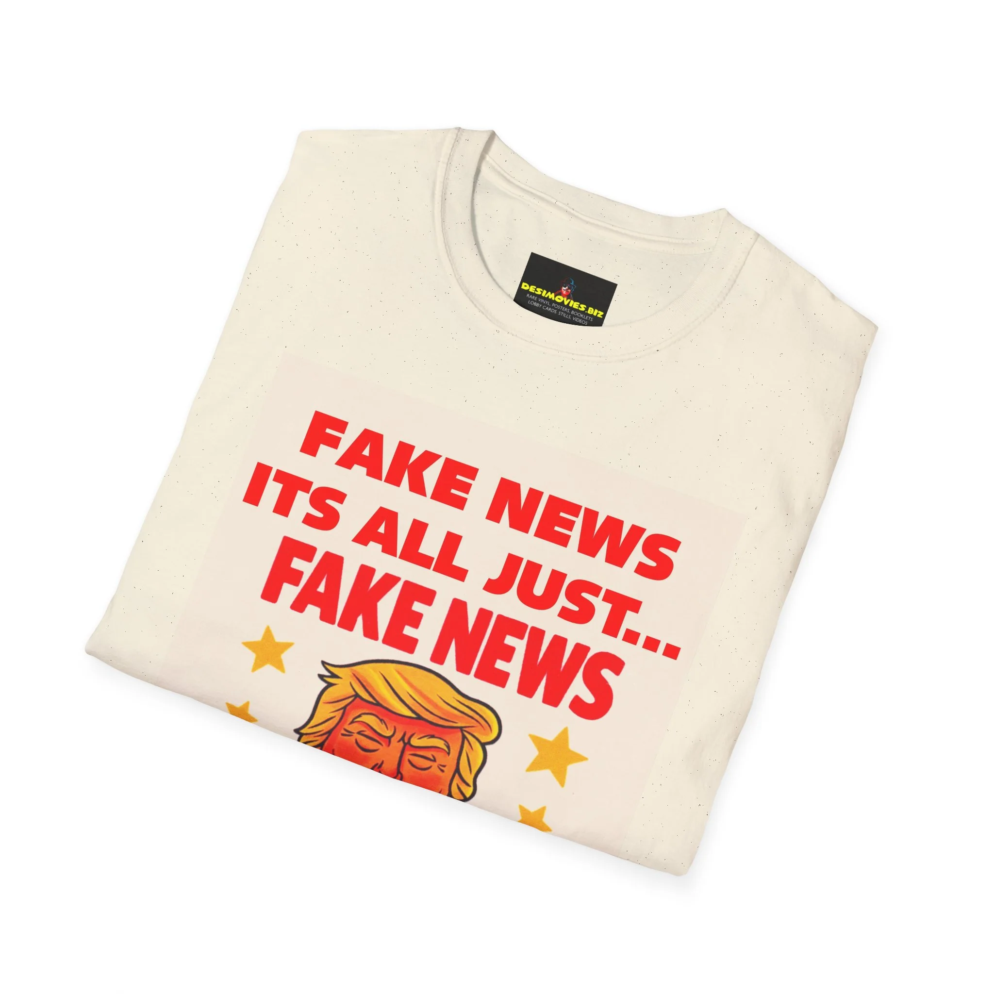Graphic Tee — 'Fake News, It's All Just... Fake News' Political Cartoon T-Shirt - Image 15