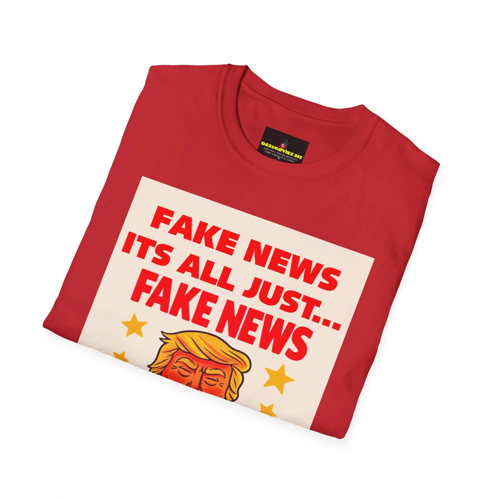 Graphic Tee — 'Fake News, It's All Just... Fake News' Political Cartoon T-Shirt - Image 24