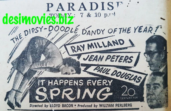 It Happens Every Spring (1949) Press Ad