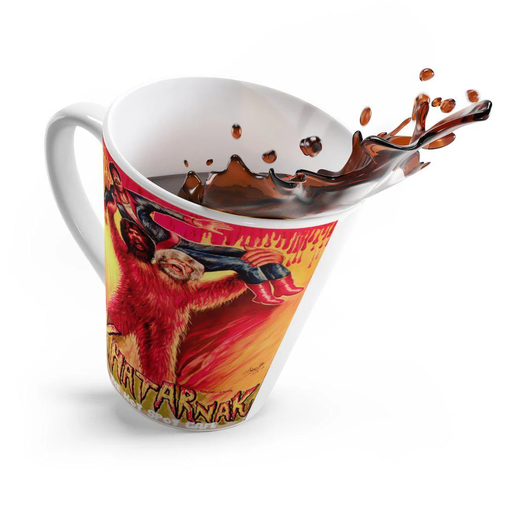 Khatarnak (1990) Latte mug - Image 4