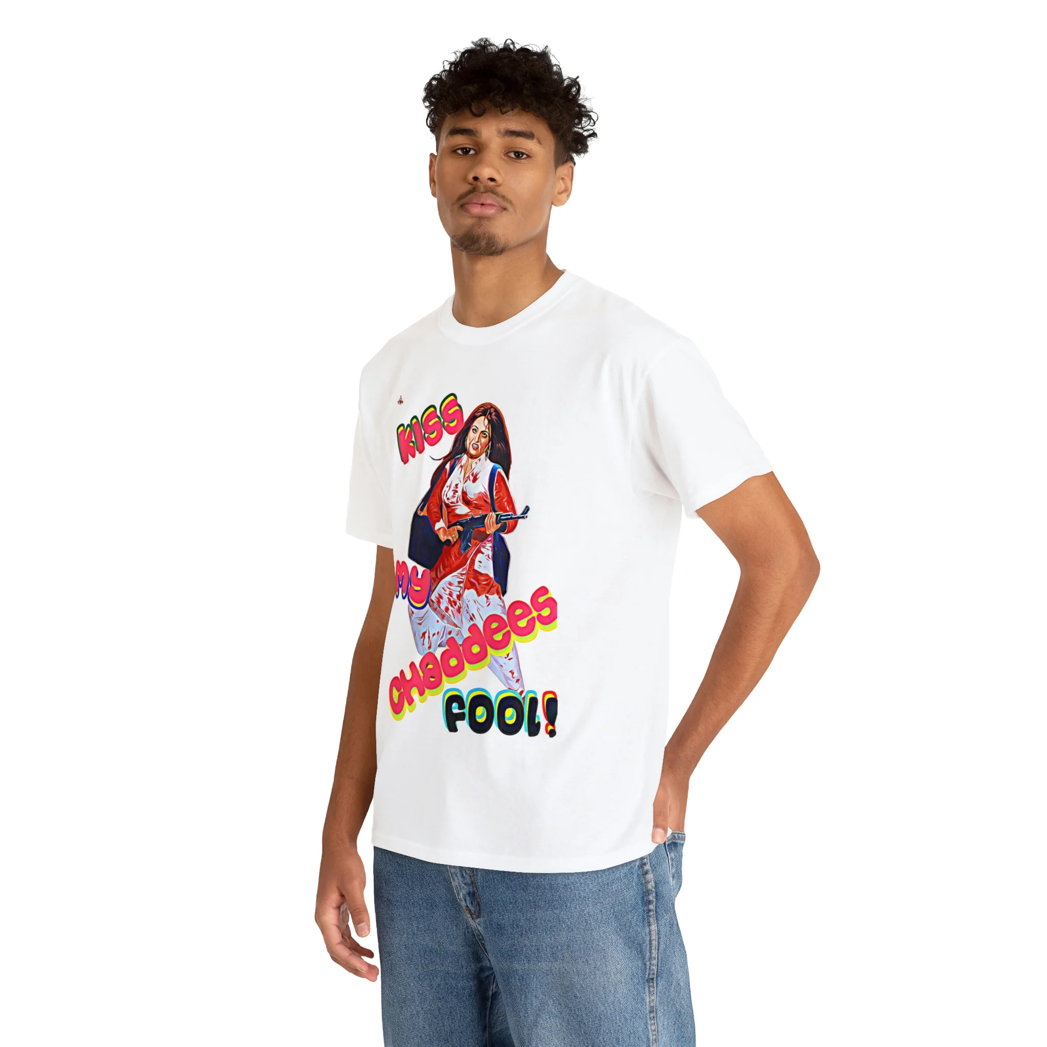 Kiss My Chaddees - Unisex Heavy Cotton Tee - Image 6