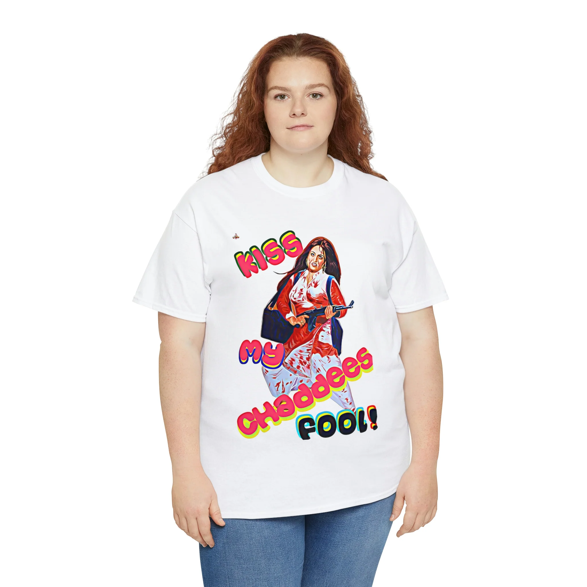 Kiss My Chaddees - Unisex Heavy Cotton Tee - Image 7