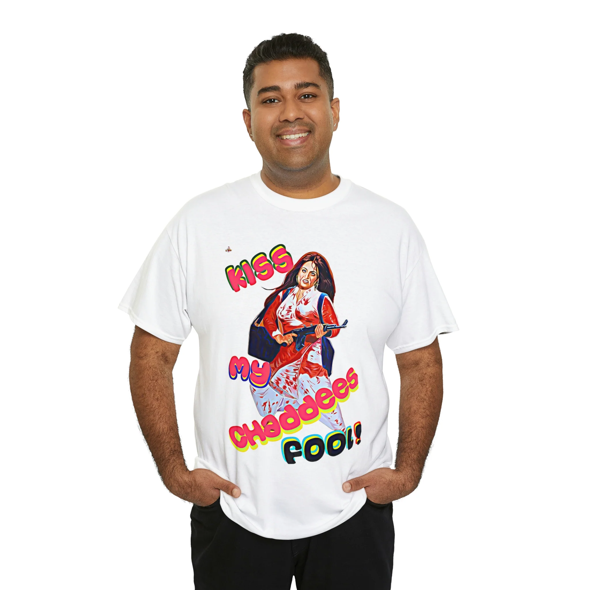 Kiss My Chaddees - Unisex Heavy Cotton Tee - Image 8