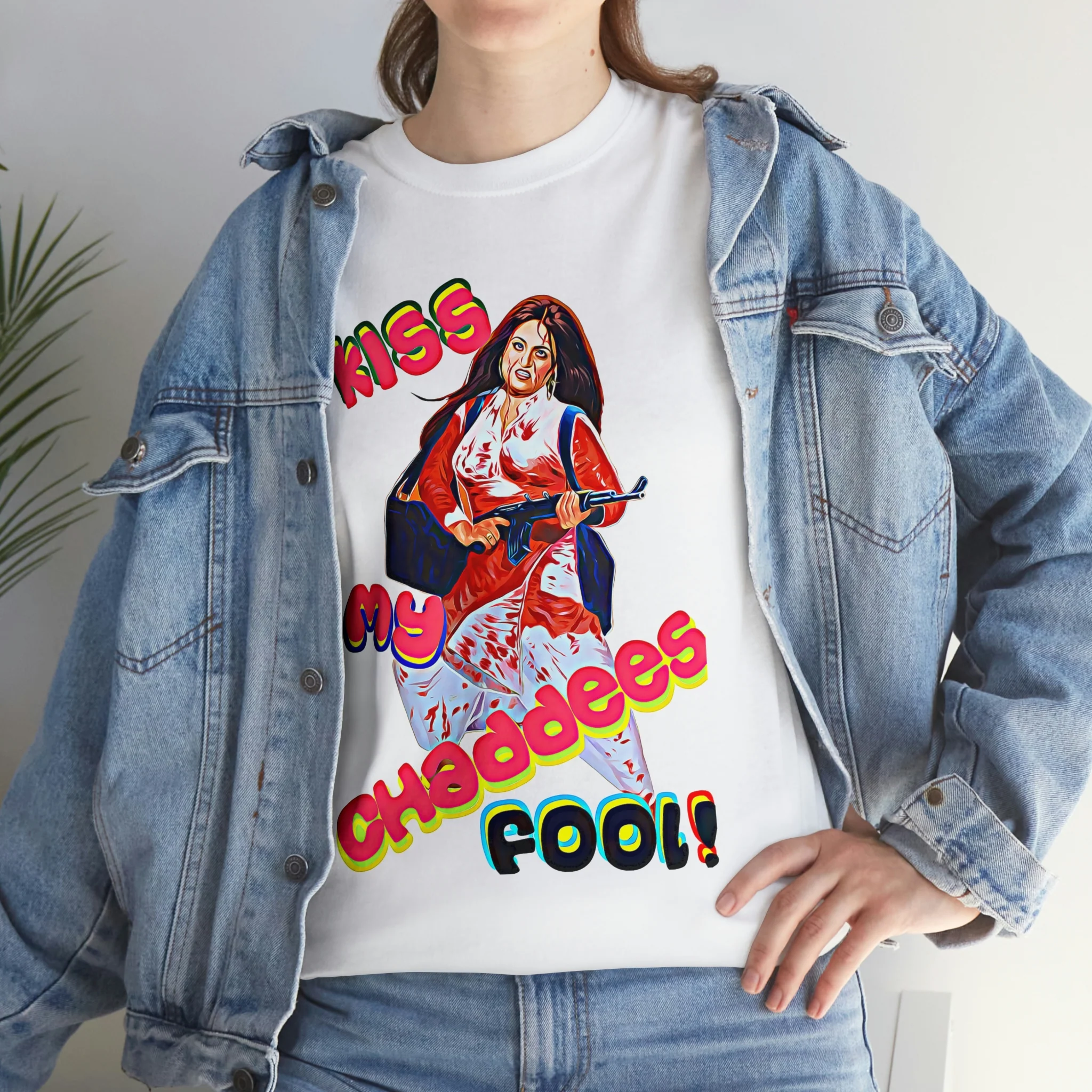 Kiss My Chaddees - Unisex Heavy Cotton Tee - Image 9
