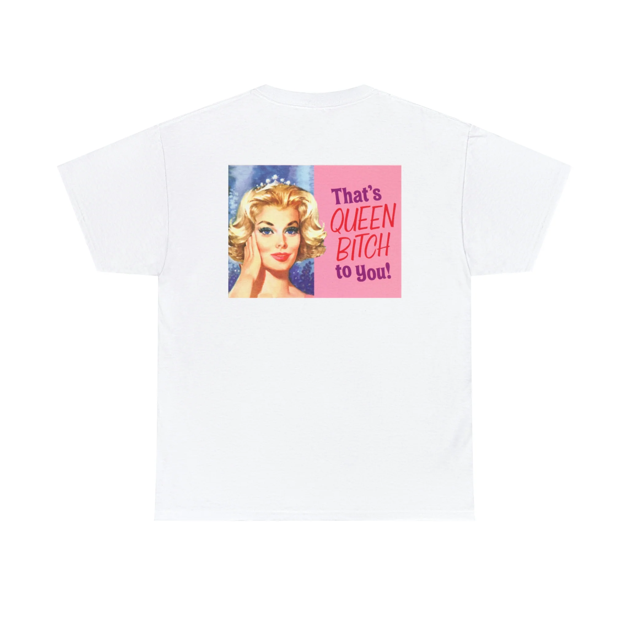 Life's A Bitch - Unisex Heavy Cotton Tee - Image 3