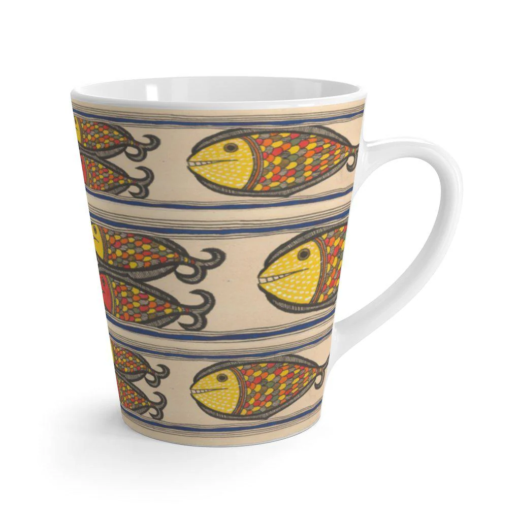 Madhubani Art Latte mug