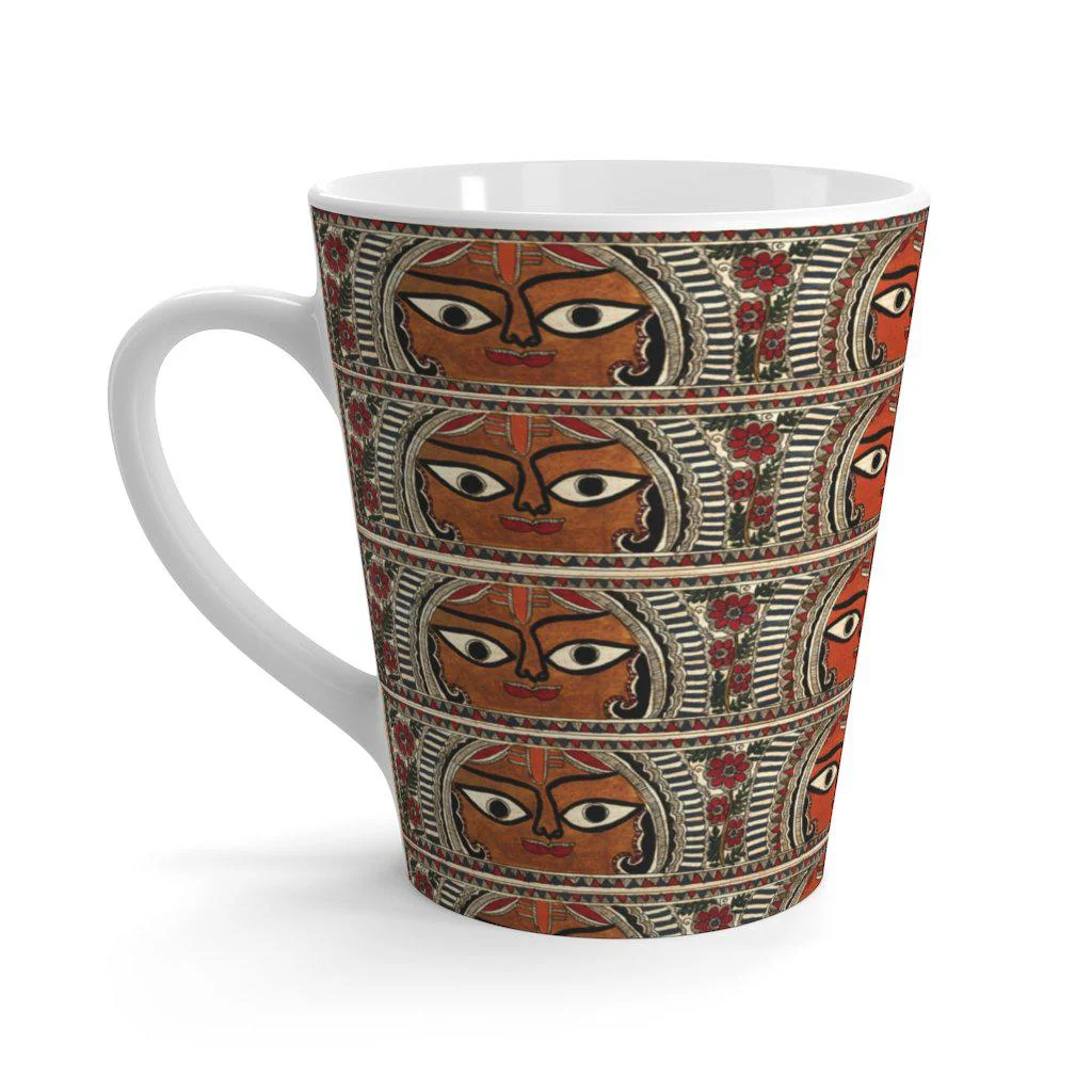 Madhubani Art Latte mug - Image 3