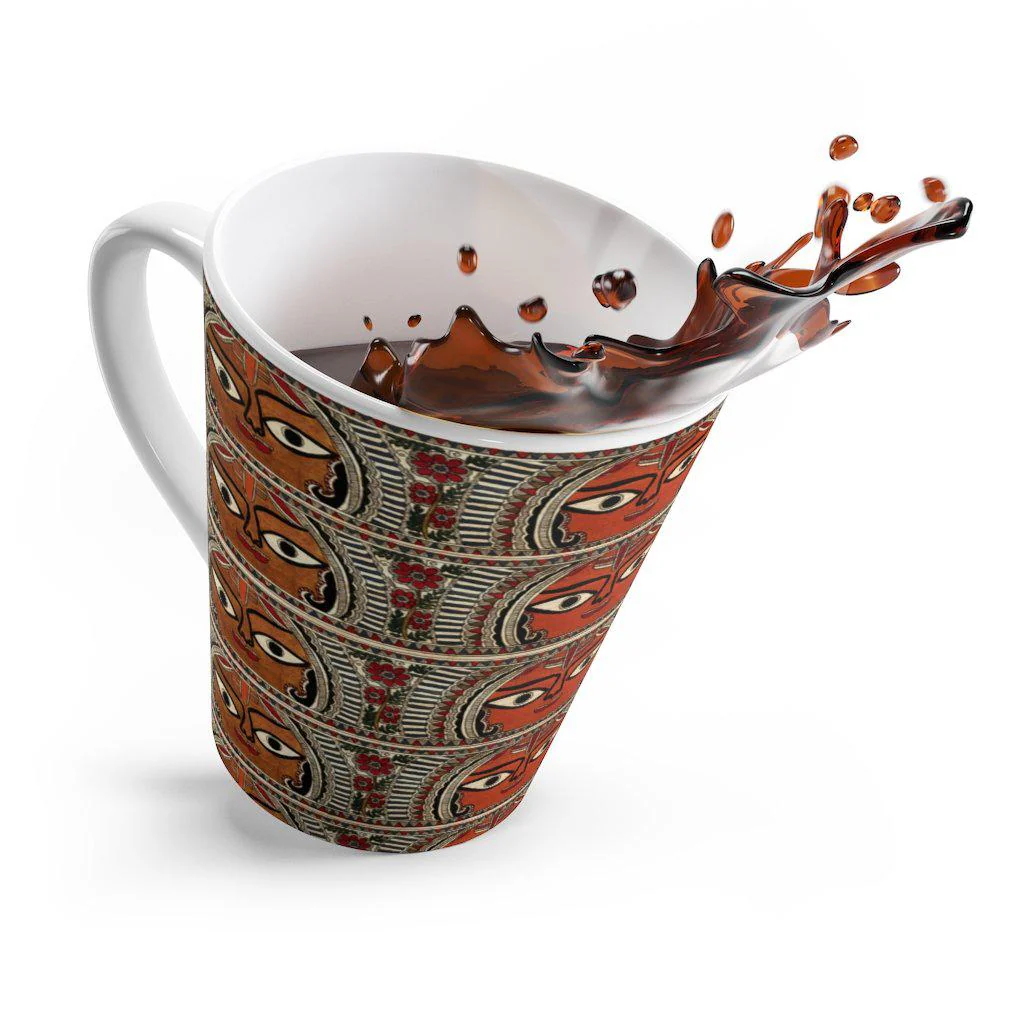 Madhubani Art Latte mug - Image 4