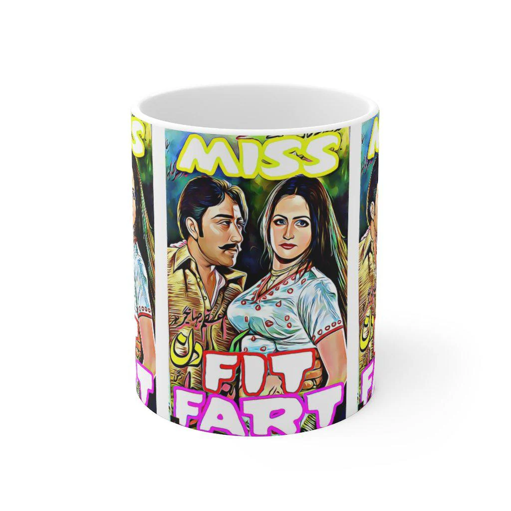 Mis Fit Fart - Lollywood Ceramic Mug 11oz - Image 2