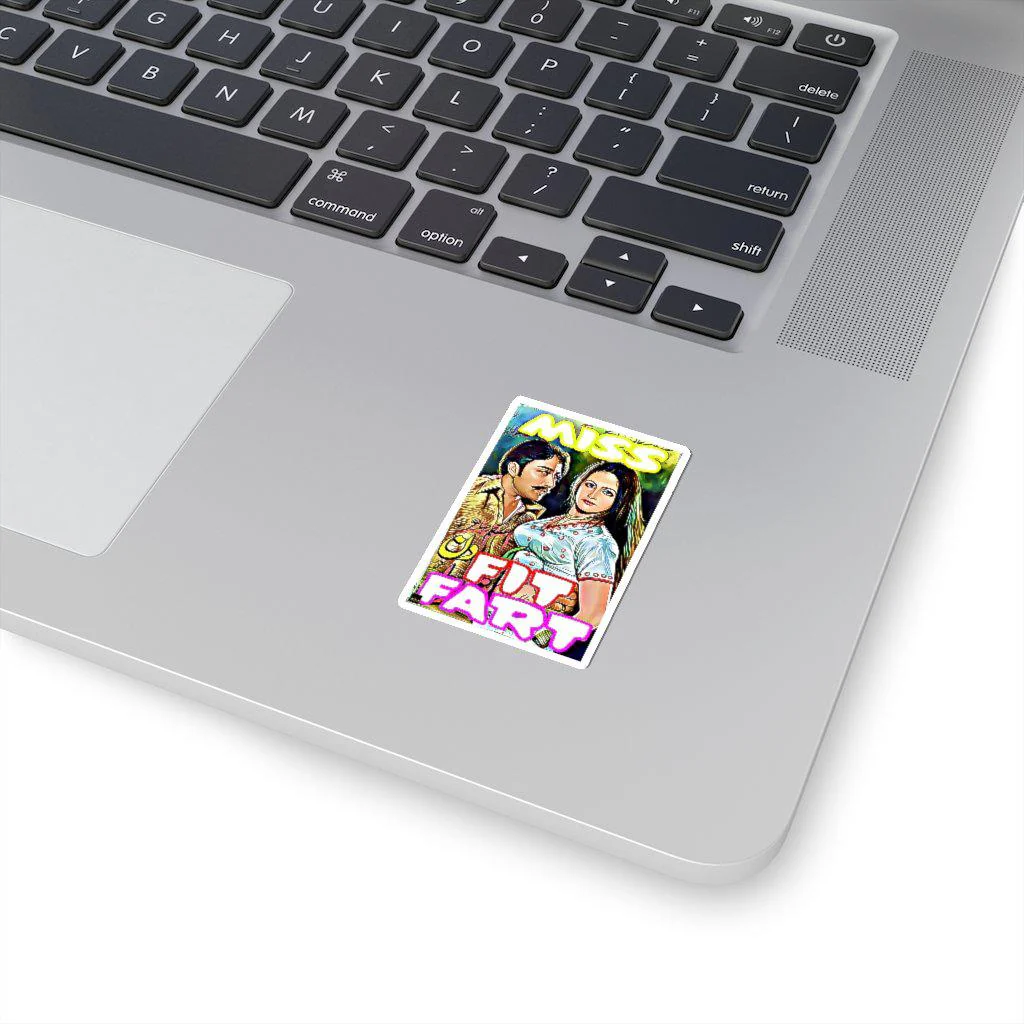 Miss Fit Fart Kiss-Cut Stickers - Image 4