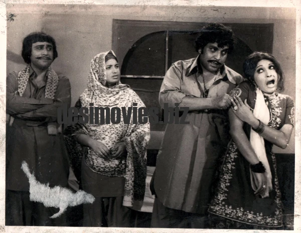 Najma, Nabeela,  Iqbal Hassan - Lollywood Stars