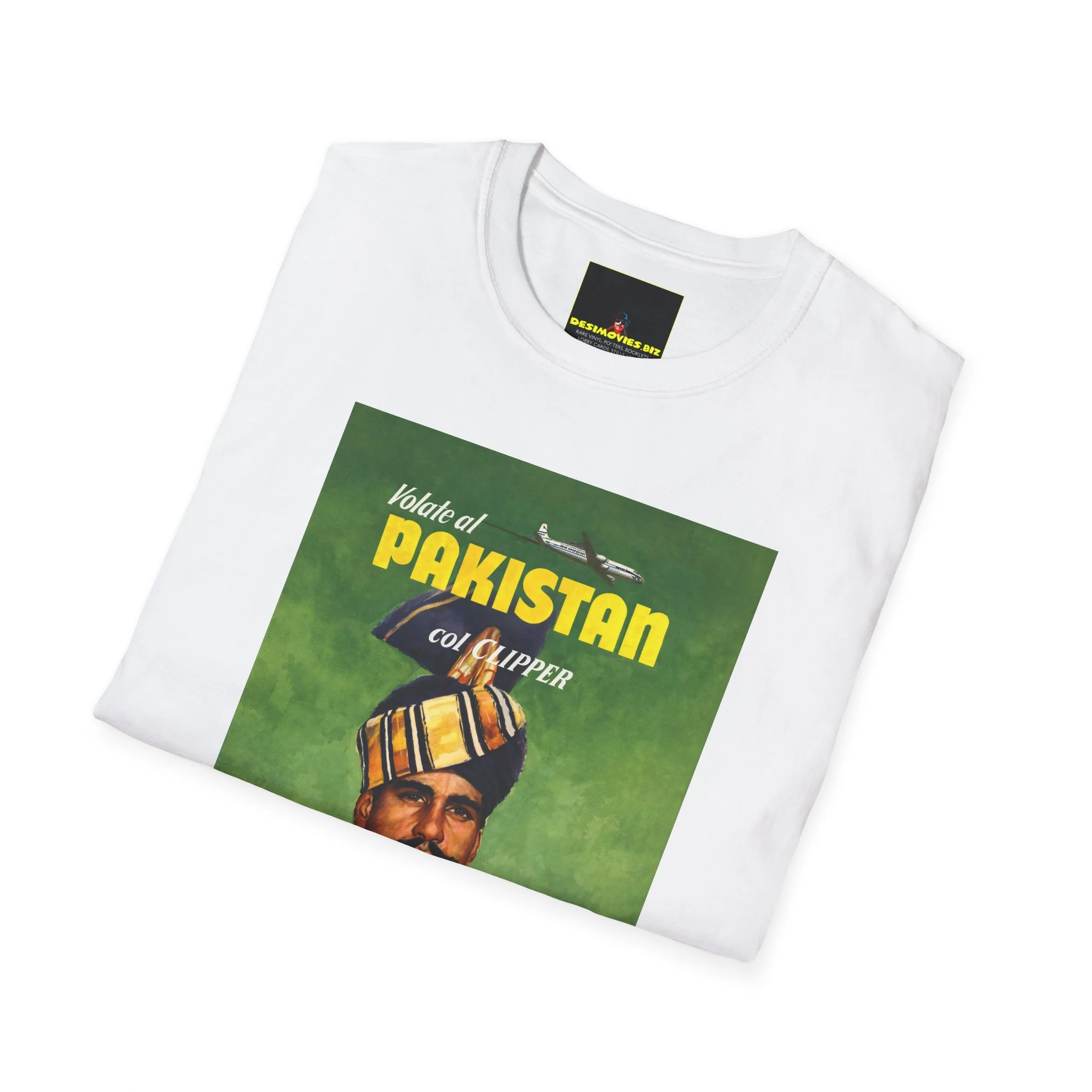 Pakistan Vintage Travel Poster T-Shirt - Image 12