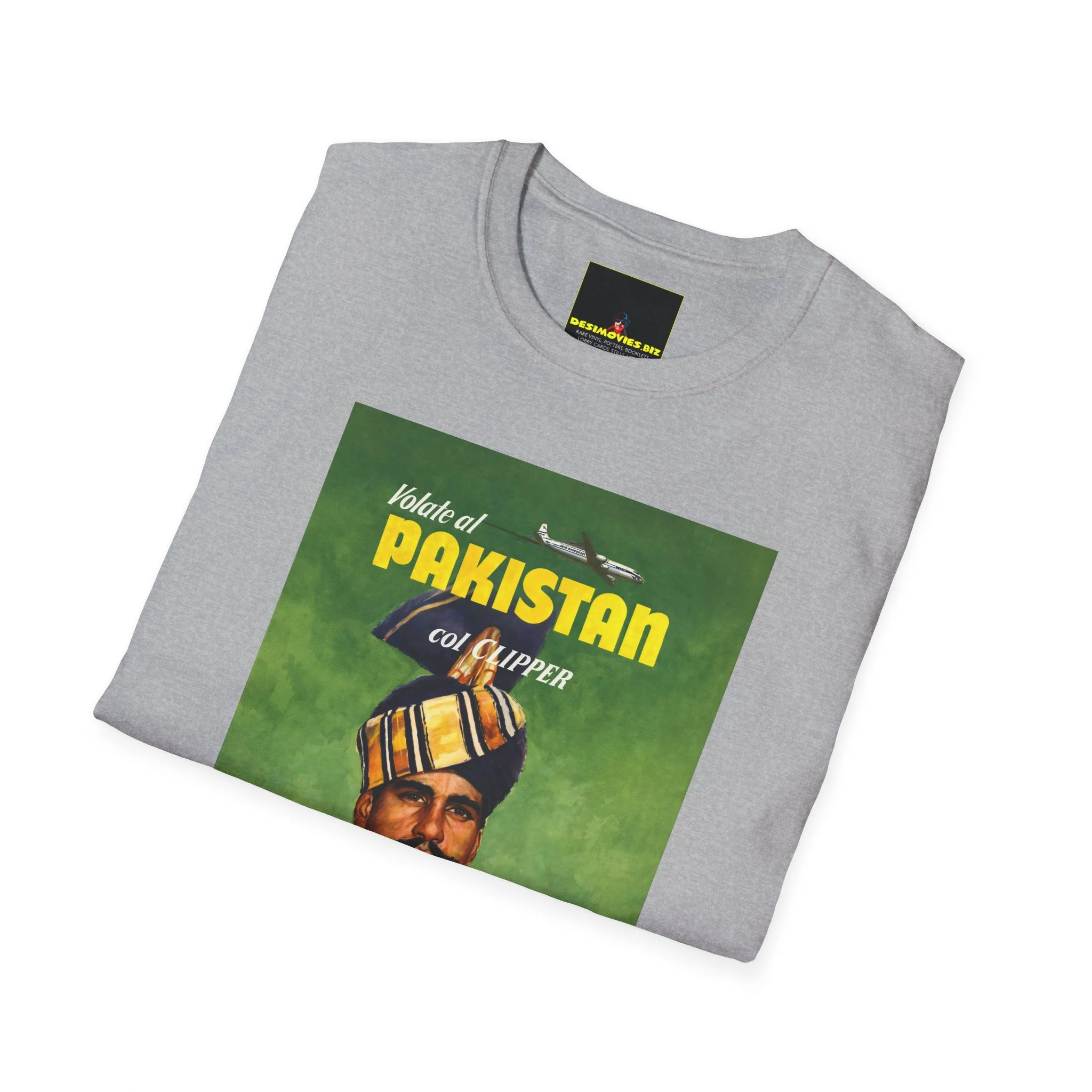 Pakistan Vintage Travel Poster T-Shirt - Image 18