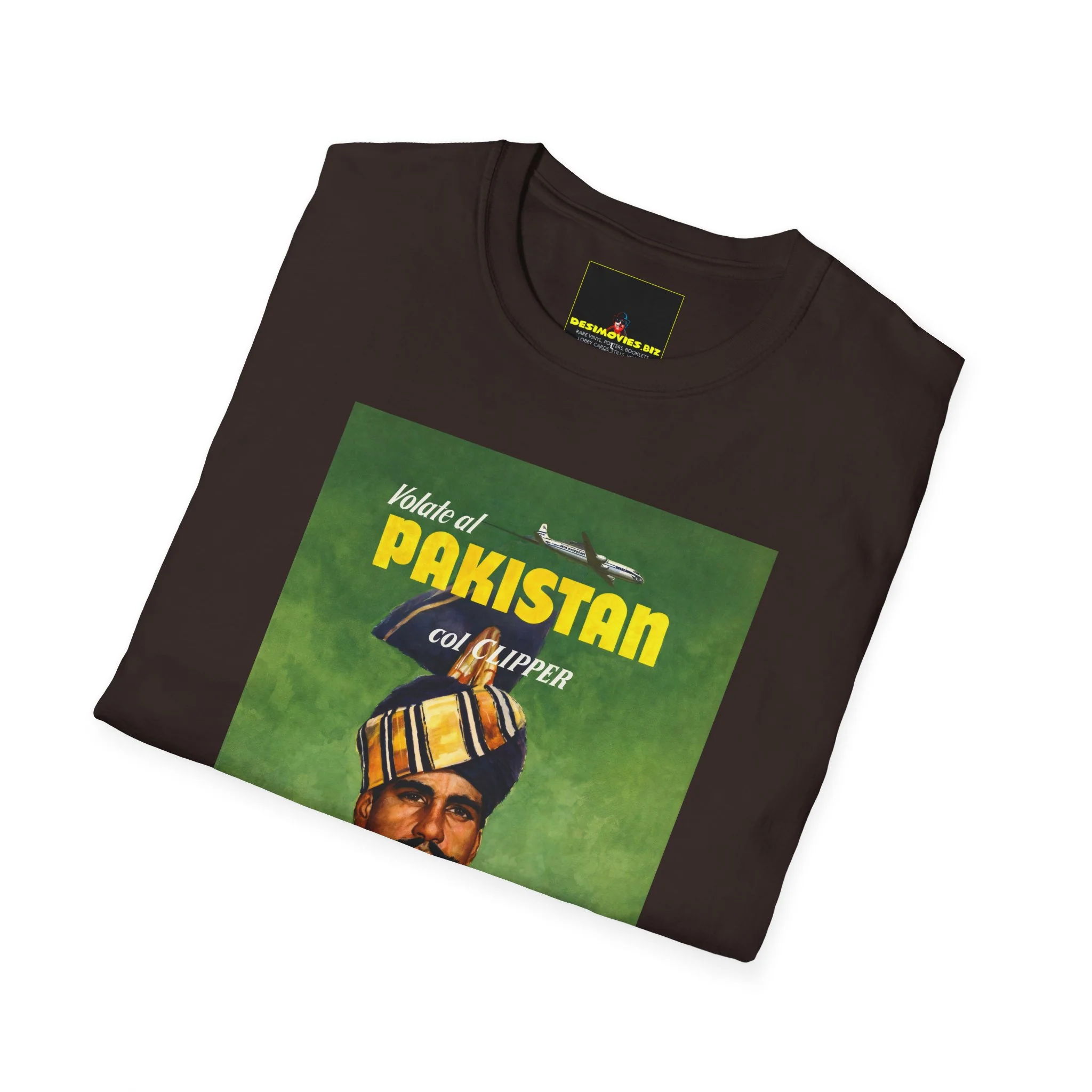 Pakistan Vintage Travel Poster T-Shirt - Image 21