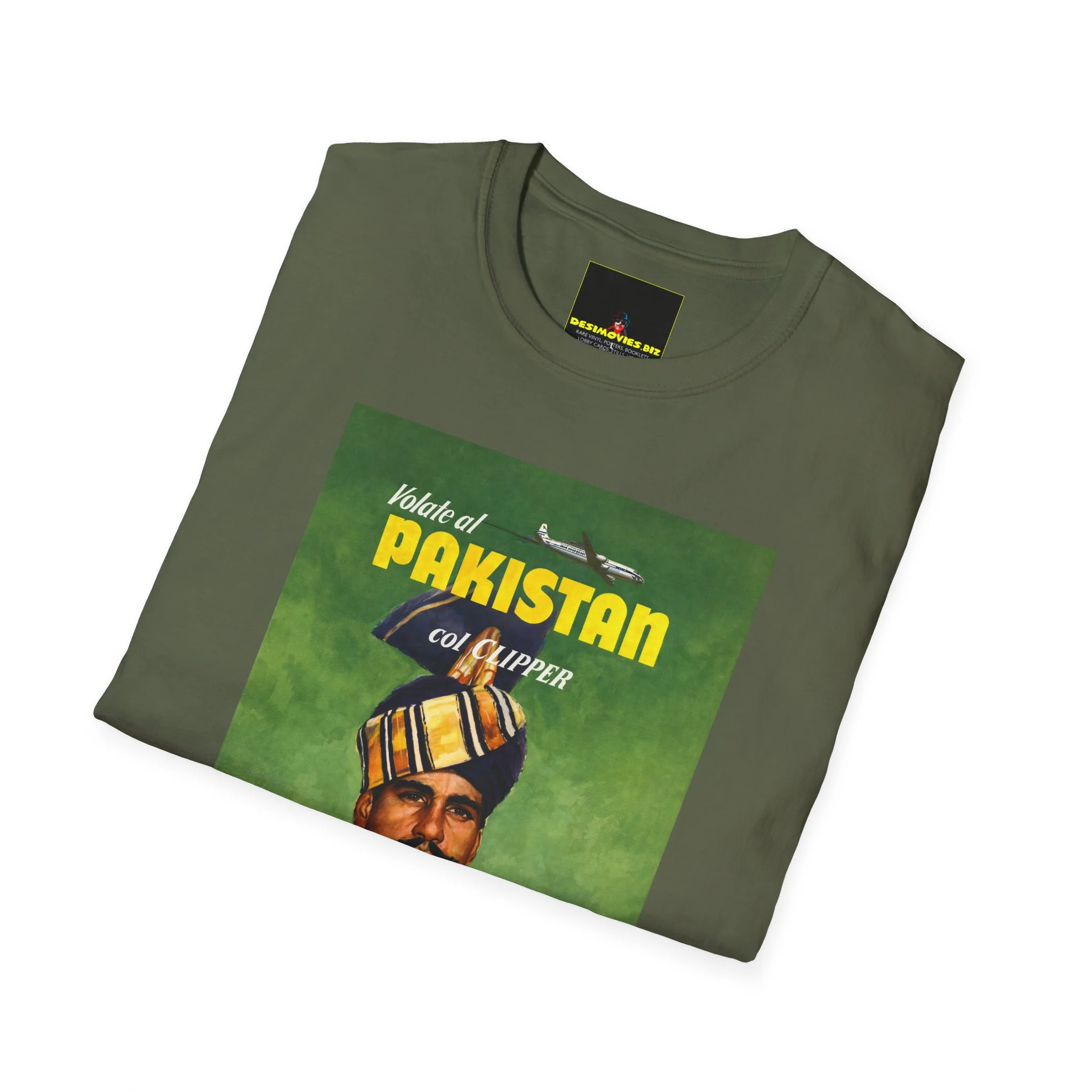 Pakistan Vintage Travel Poster T-Shirt - Image 24