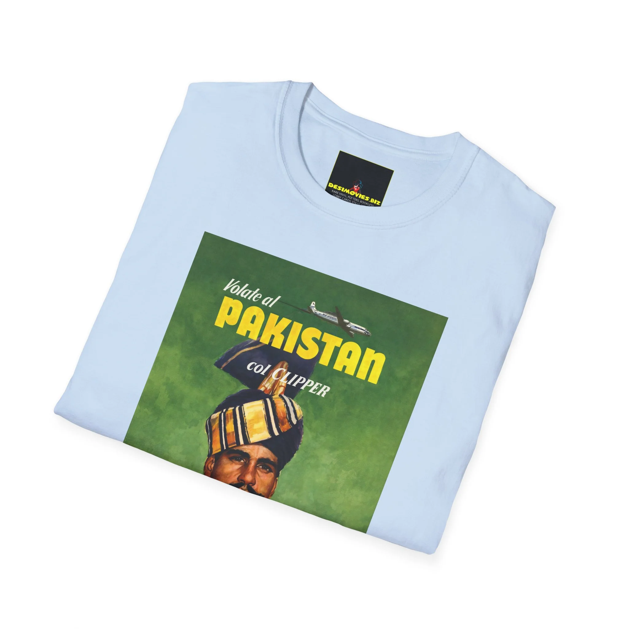 Pakistan Vintage Travel Poster T-Shirt - Image 27