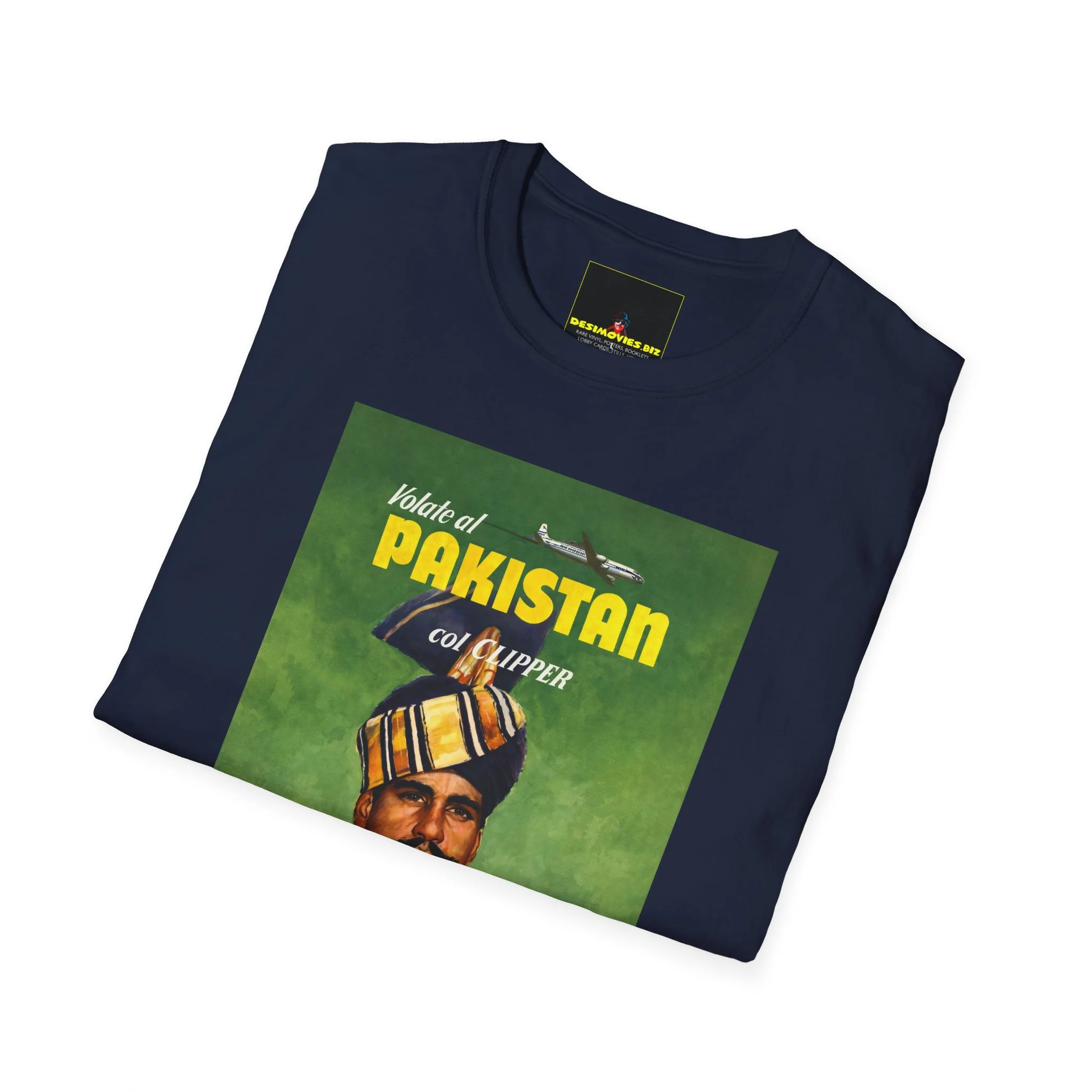 Pakistan Vintage Travel Poster T-Shirt - Image 33