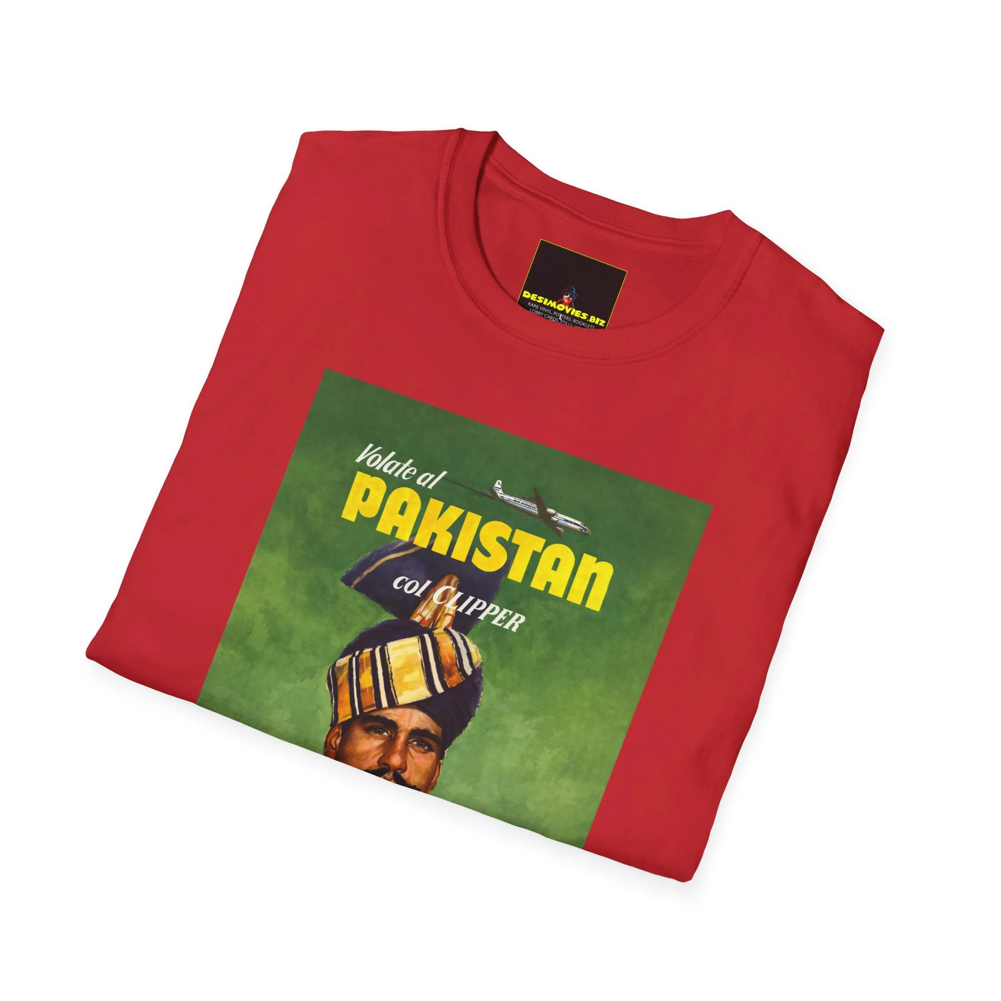 Pakistan Vintage Travel Poster T-Shirt - Image 36