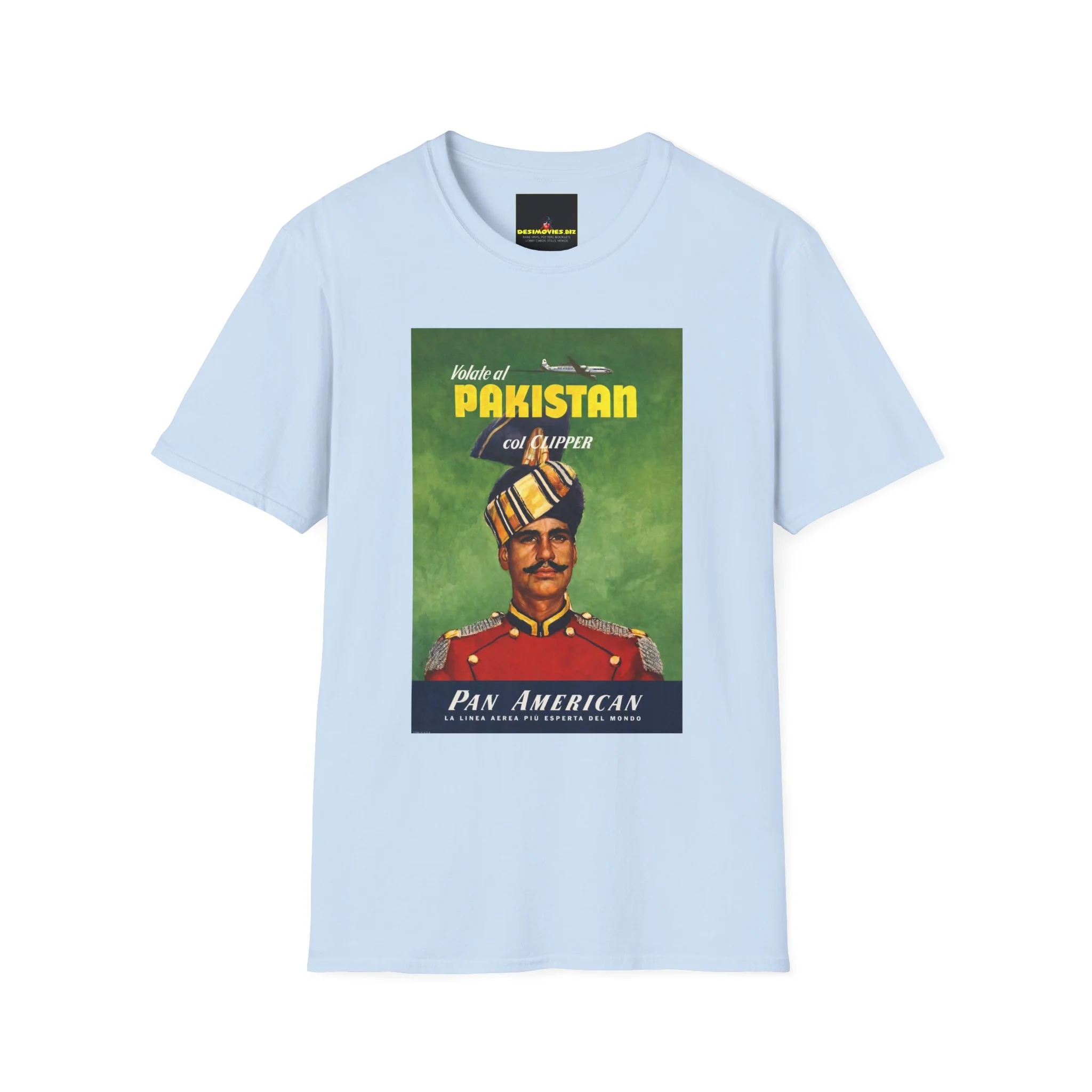 Pakistan Vintage Travel Poster T-Shirt - Image 6