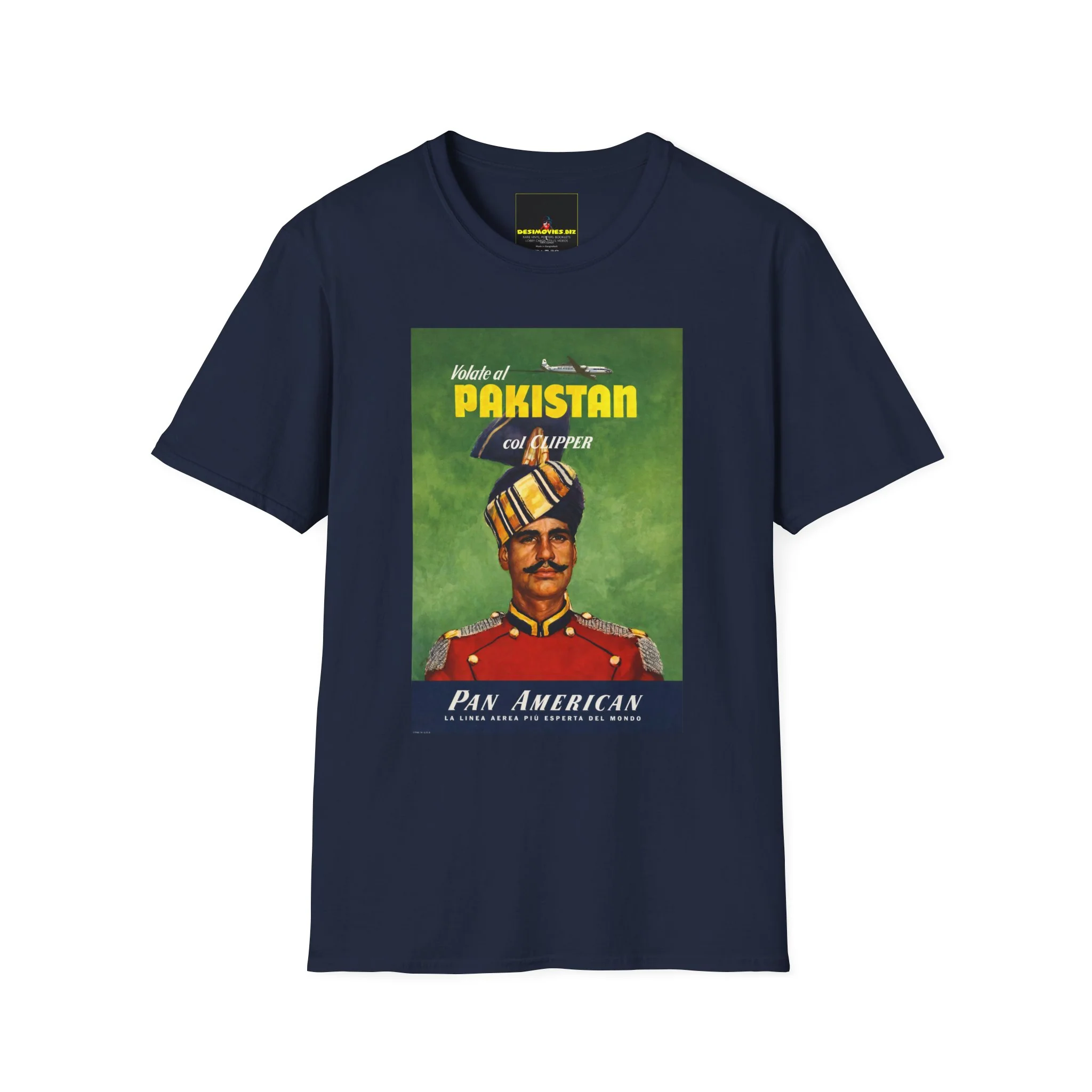 Pakistan Vintage Travel Poster T-Shirt - Image 8