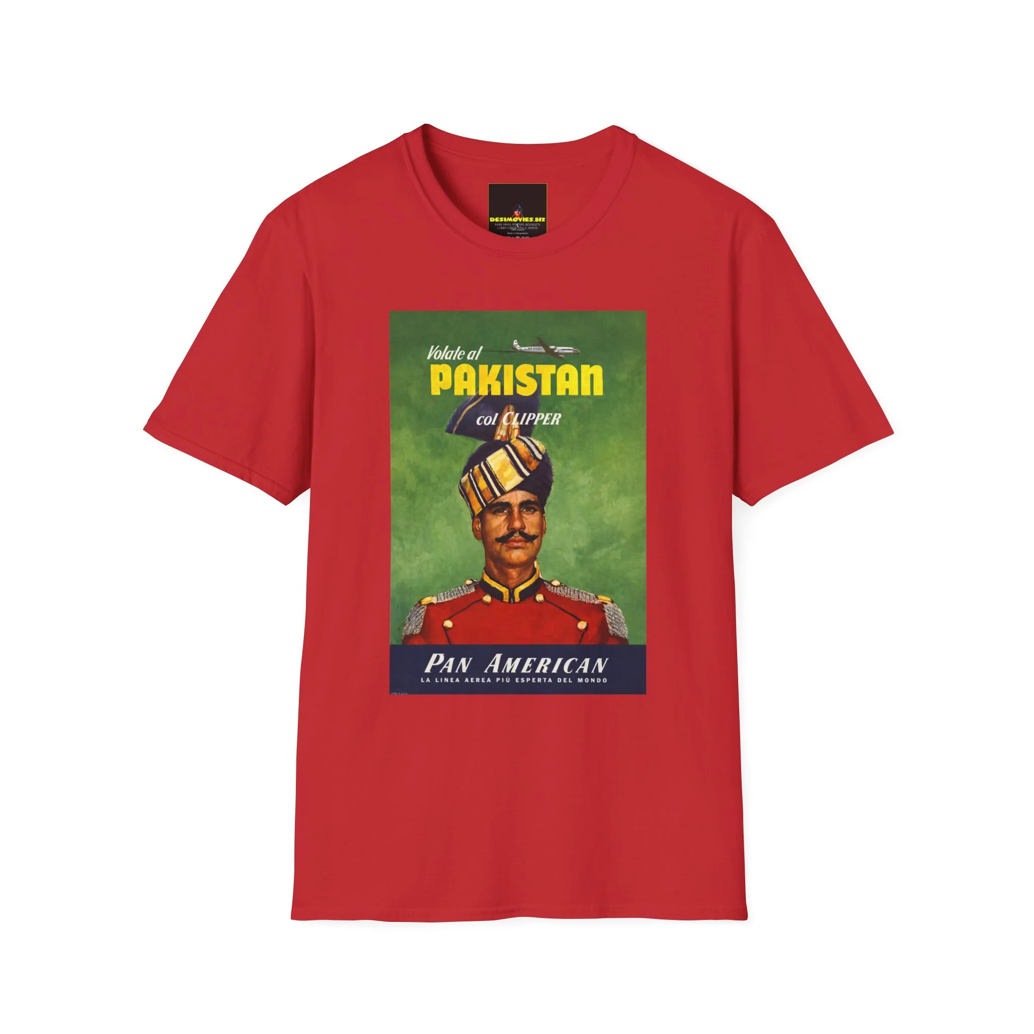 Pakistan Vintage Travel Poster T-Shirt - Image 9