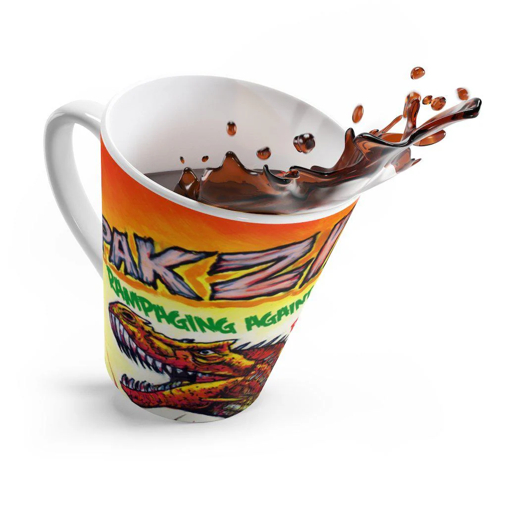 Pakzilla - Latte mug - Image 4