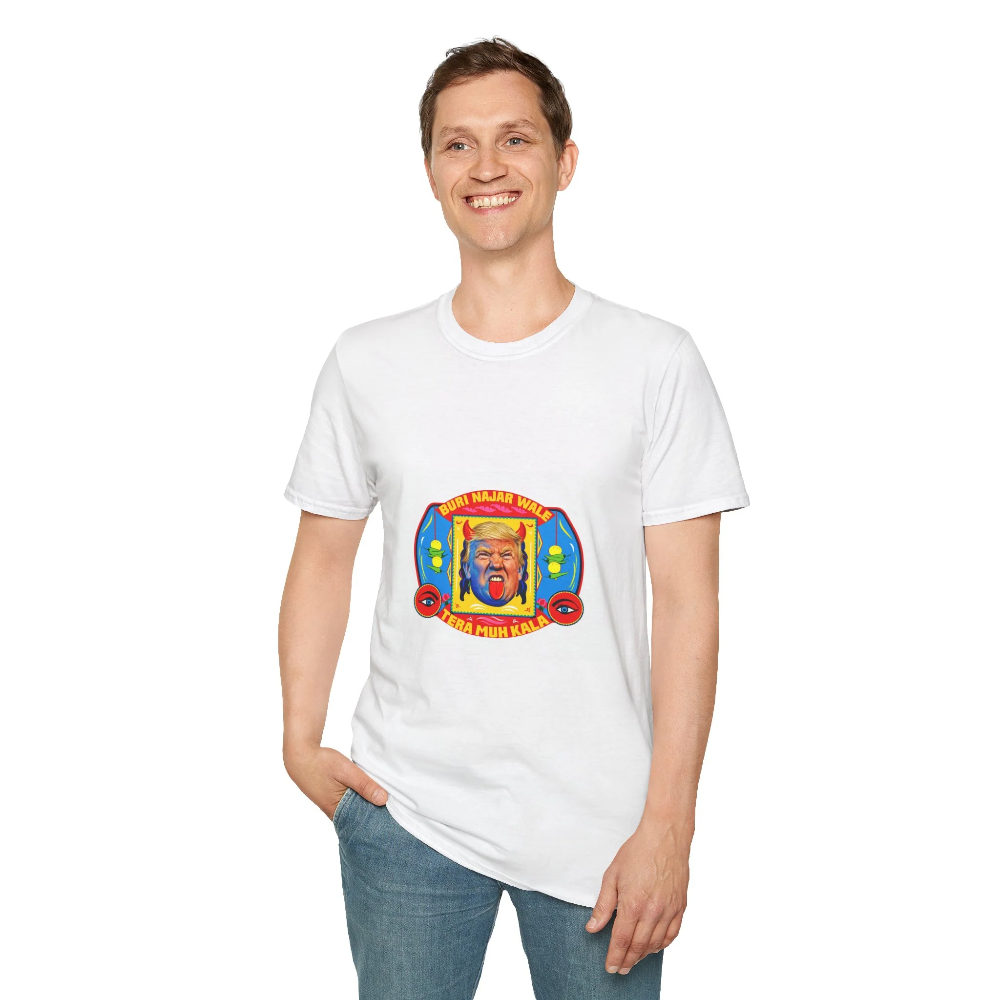 Political Cartoon T-Shirt — Colorful Satirical Donald Trump Design - Image 11