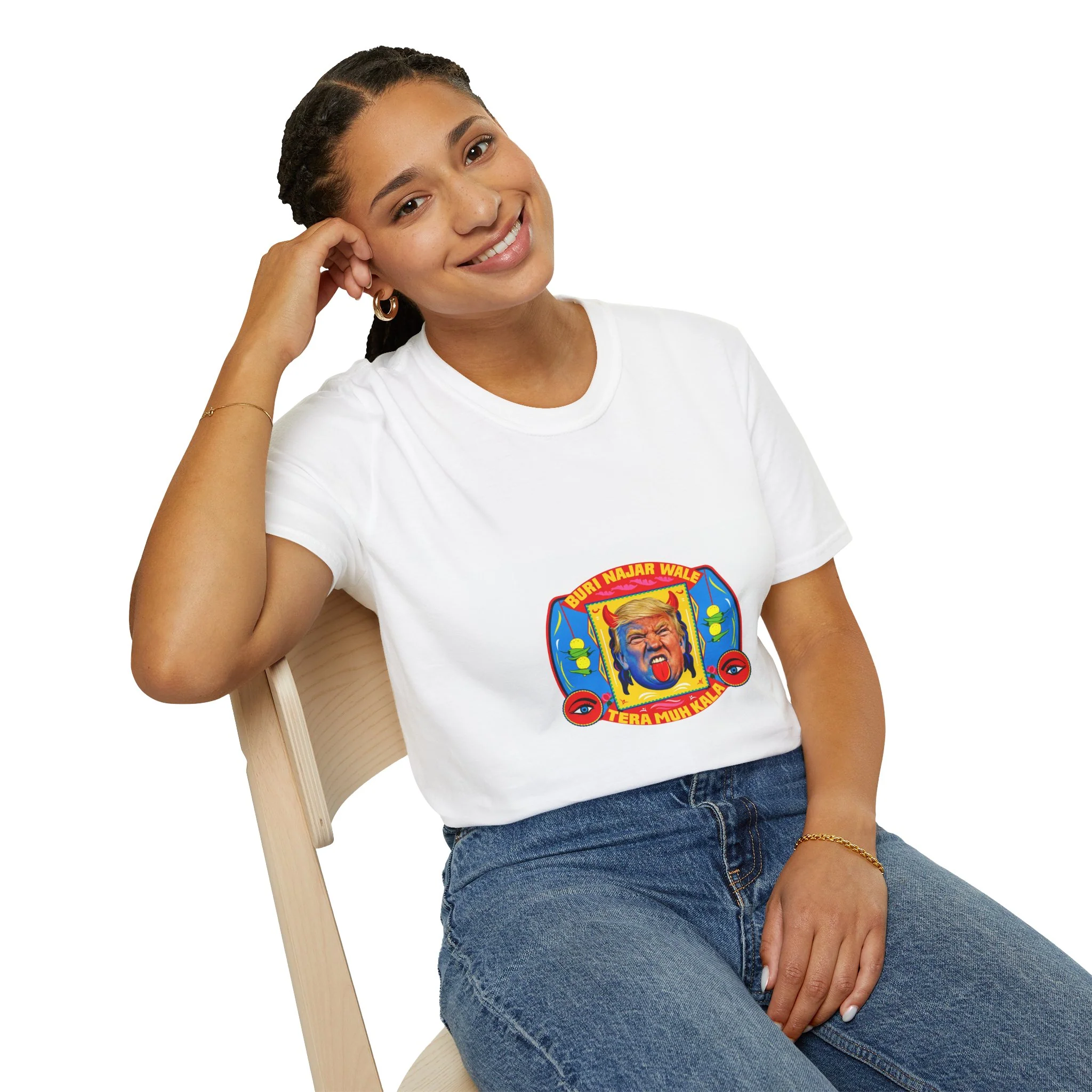 Political Cartoon T-Shirt — Colorful Satirical Donald Trump Design - Image 13