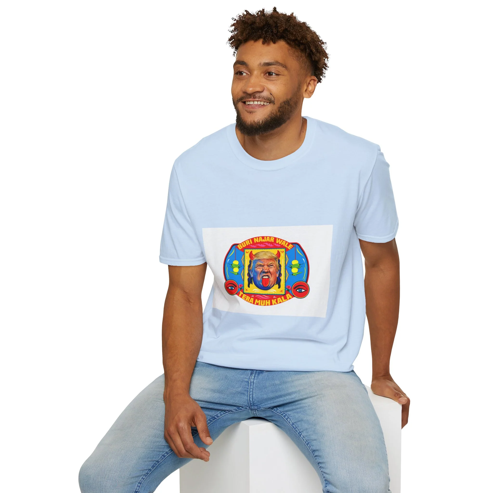 Political Cartoon T-Shirt — Colorful Satirical Donald Trump Design - Image 4